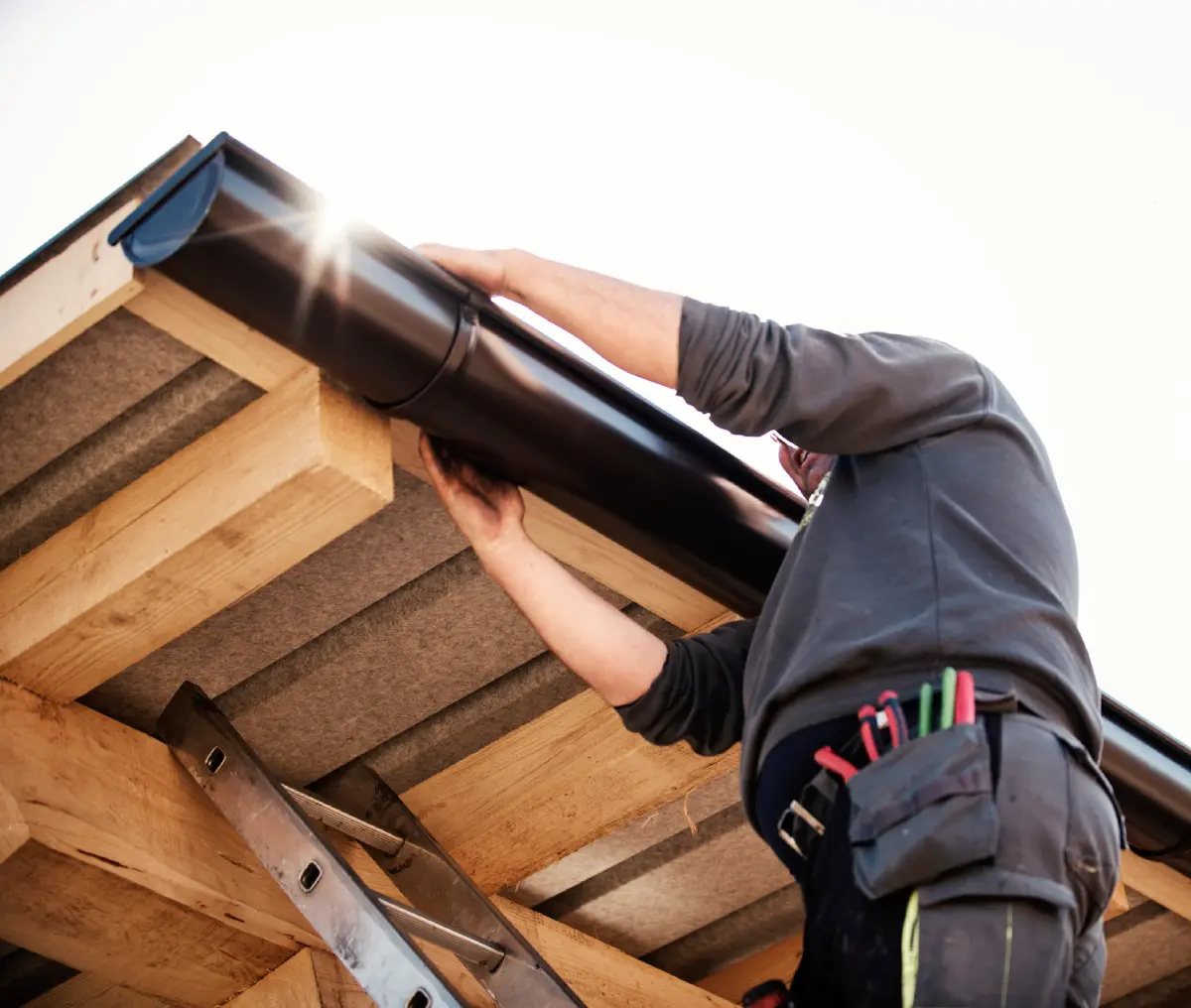 Professional fixing roof drainage system